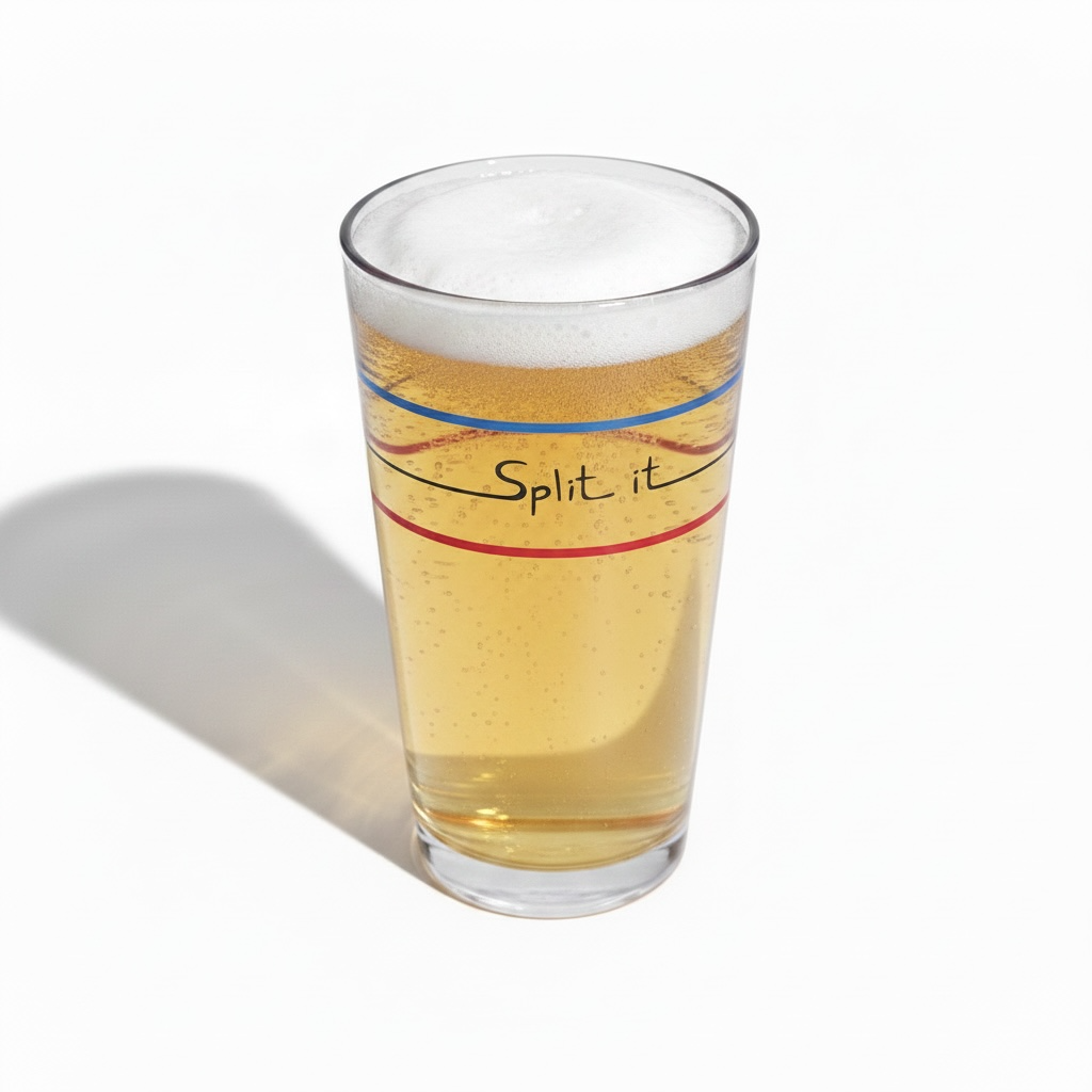 2-pack Split It Glasses